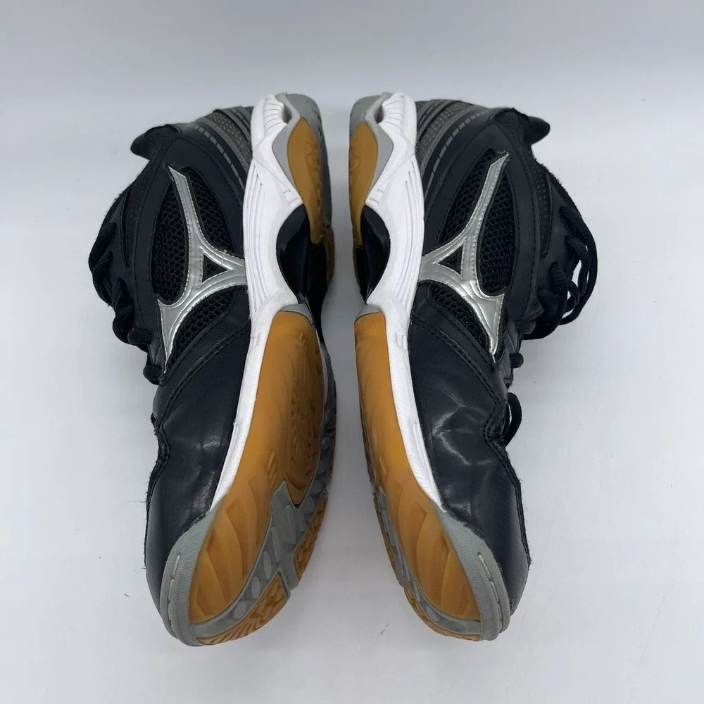 Mizuno 430190.9073 Wave Hurricane Women's Size 9.5 Volleyball Shoe Black Low Top